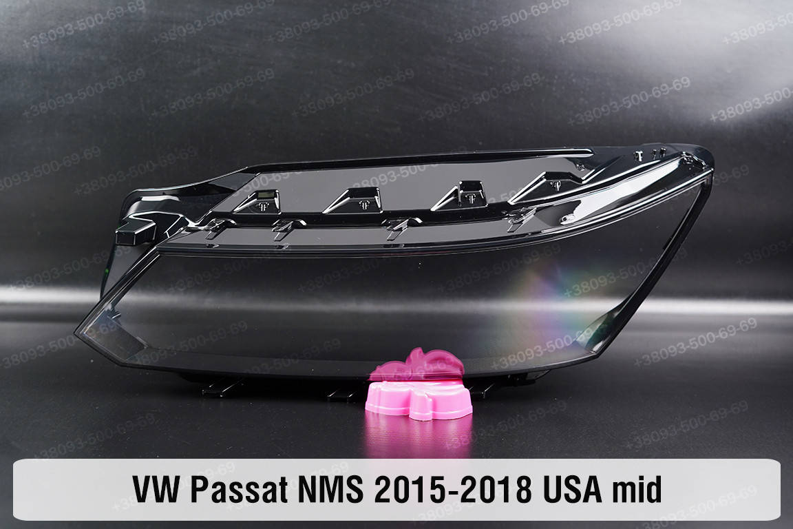 

Стекло фары VW Volkswagen Passat B8 NMS USA Halogen MID version (2015-2018) левое