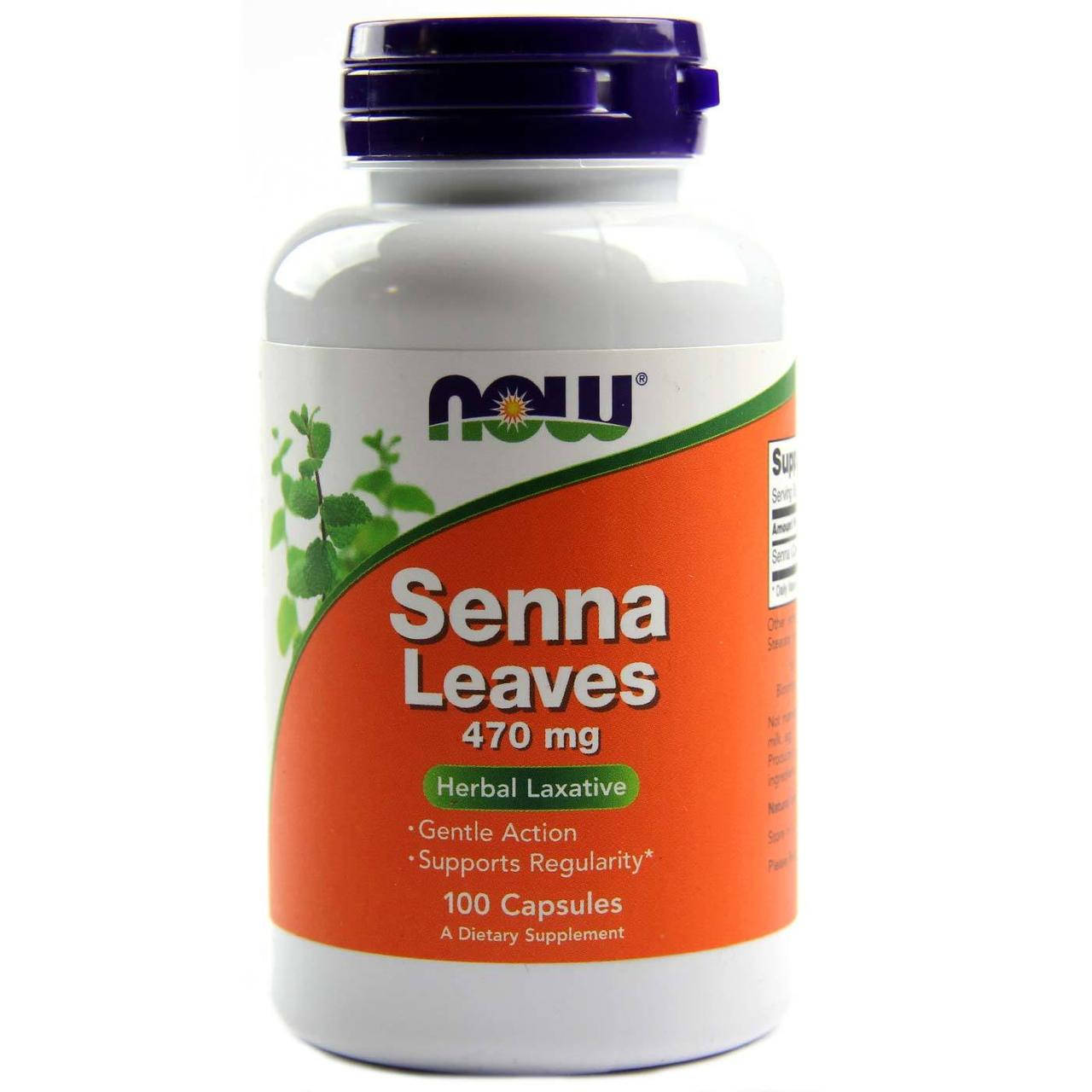 

Senna Leaves, 470 mg, 100 Veg Capsules