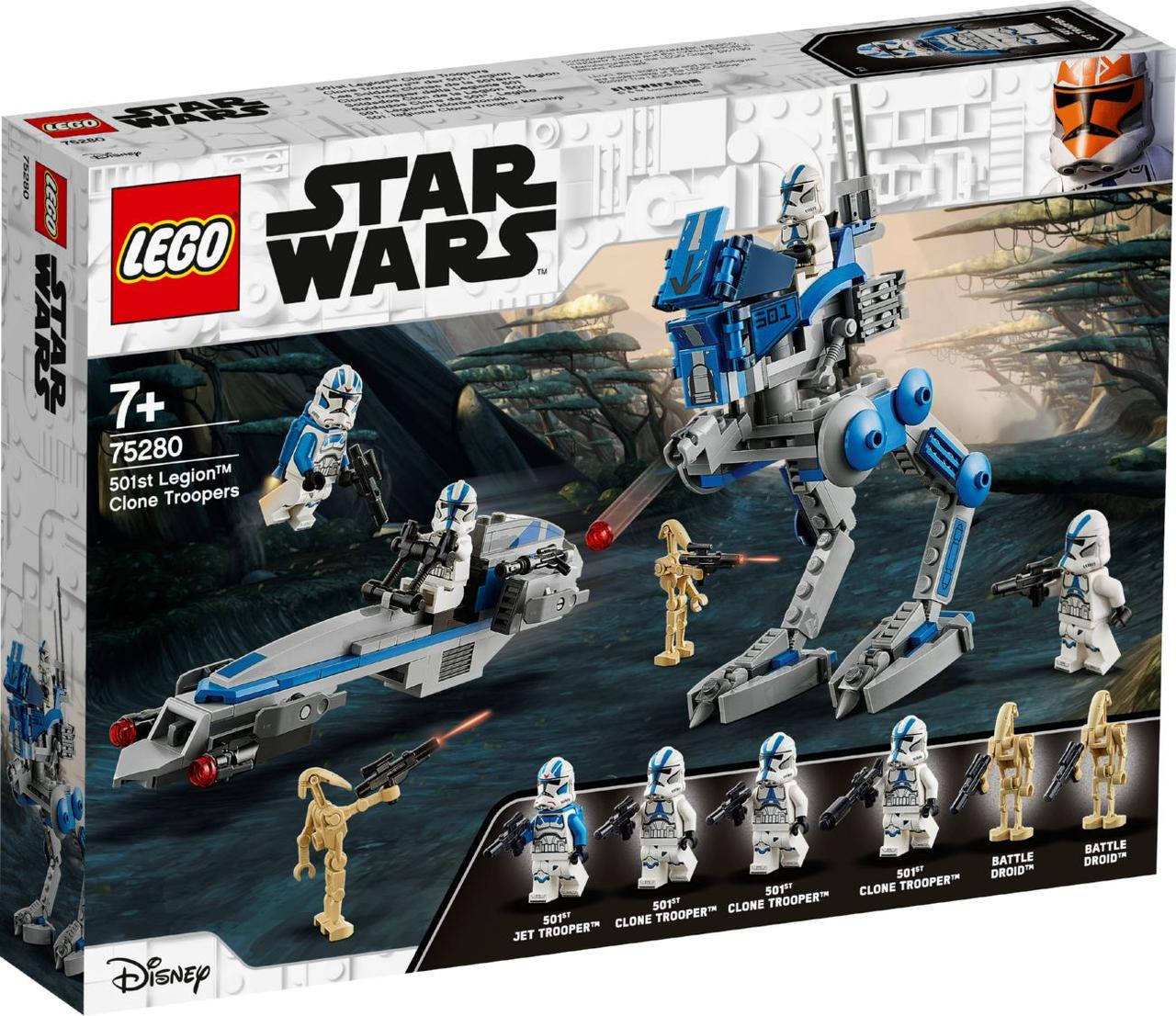 

Lego Star Wars Клоны-пехотинцы 501-го легиона 75280