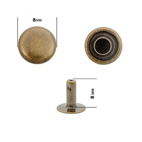 

Хольнитен односторонний 8*8 мм, цв. антик (от 25шт)