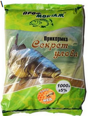 

Прикормка ПрофМонтаж Секрет Улова Карп-мёд 1000 г