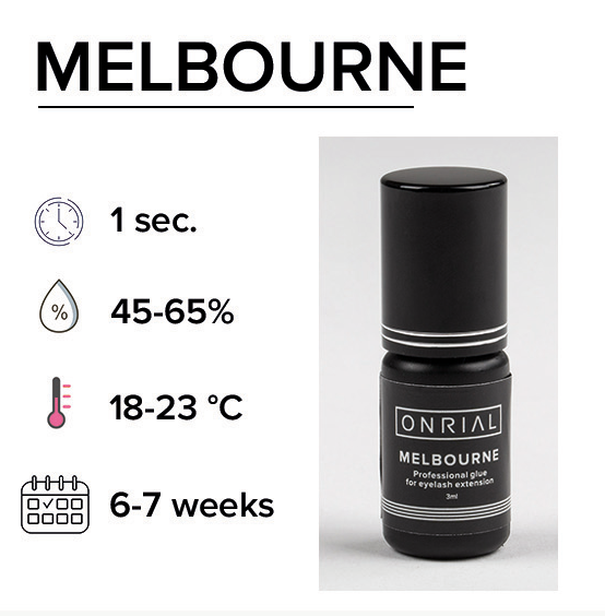 

Клей для нарощення вій прозорий Melbourne ONRIAL