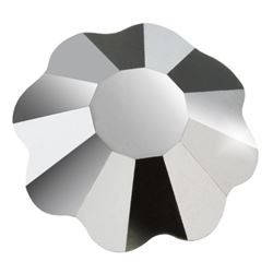 

Стразы-цветочки Preciosa (Чехия) ss10 Jet Hematite, Серый
