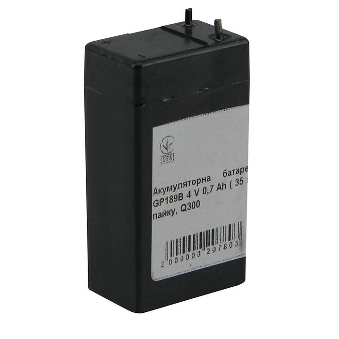 

Аккумуляторная батарея Merlion GP189B 4 V 0,7 Ah