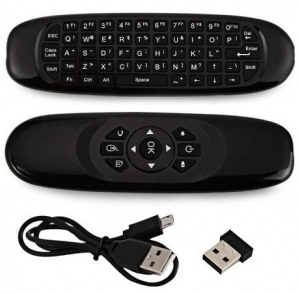 

Аэромышь - пульт Android, SmartTV Air Mouse I8, Черный