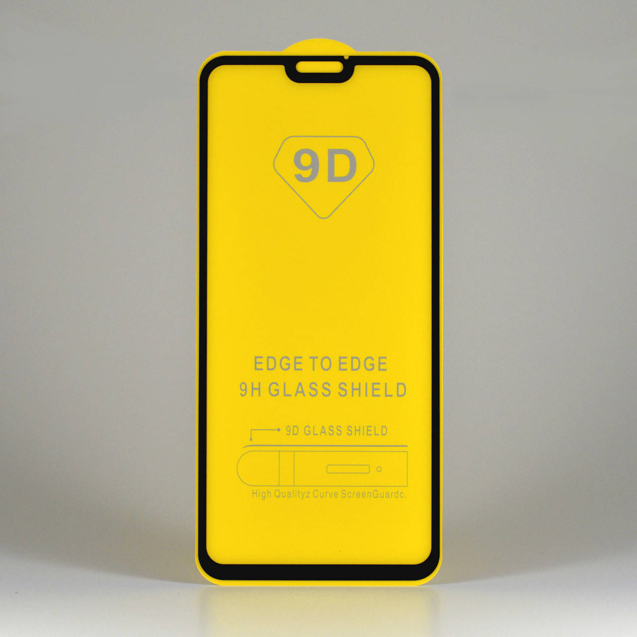 

Защитное стекло на Honor 8X клеевой слой по всей поверхности, Черный