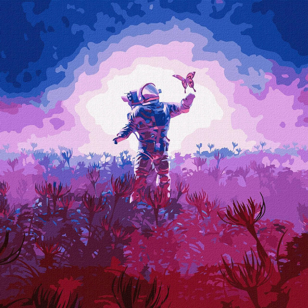 

Картина по номерам. "Пізнаючи світ"KHO5030 50х50см