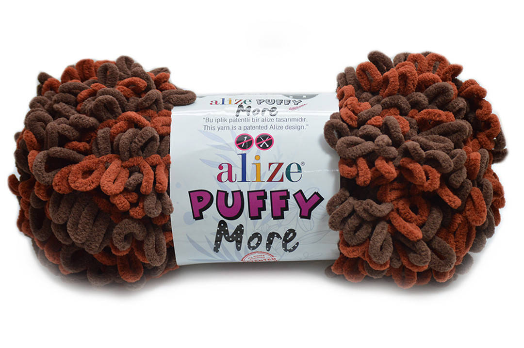 

Alize Puffy More, №6290, Секционное крашение