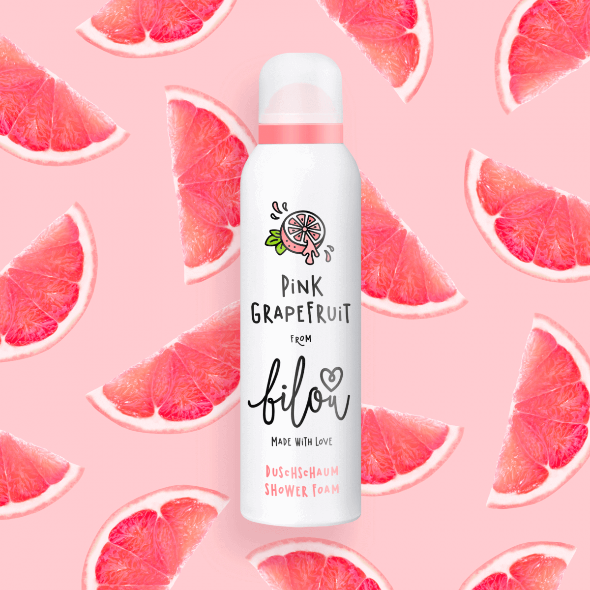 

Пенка для душа Bilou 200 мл Pink Grapefruit (розовый грейпфрут)