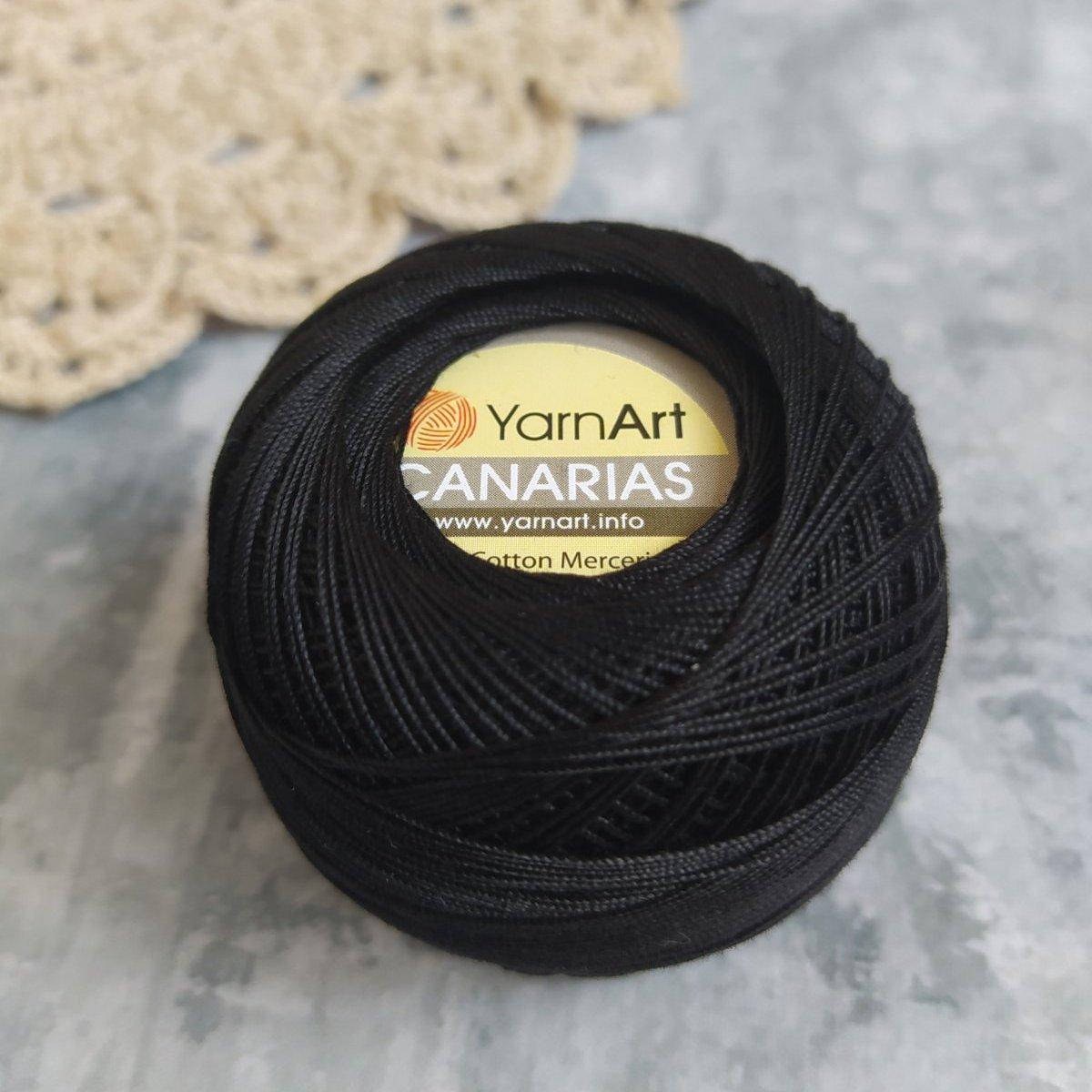 

Нитка YarnArt "canarias" (чорний), Черный