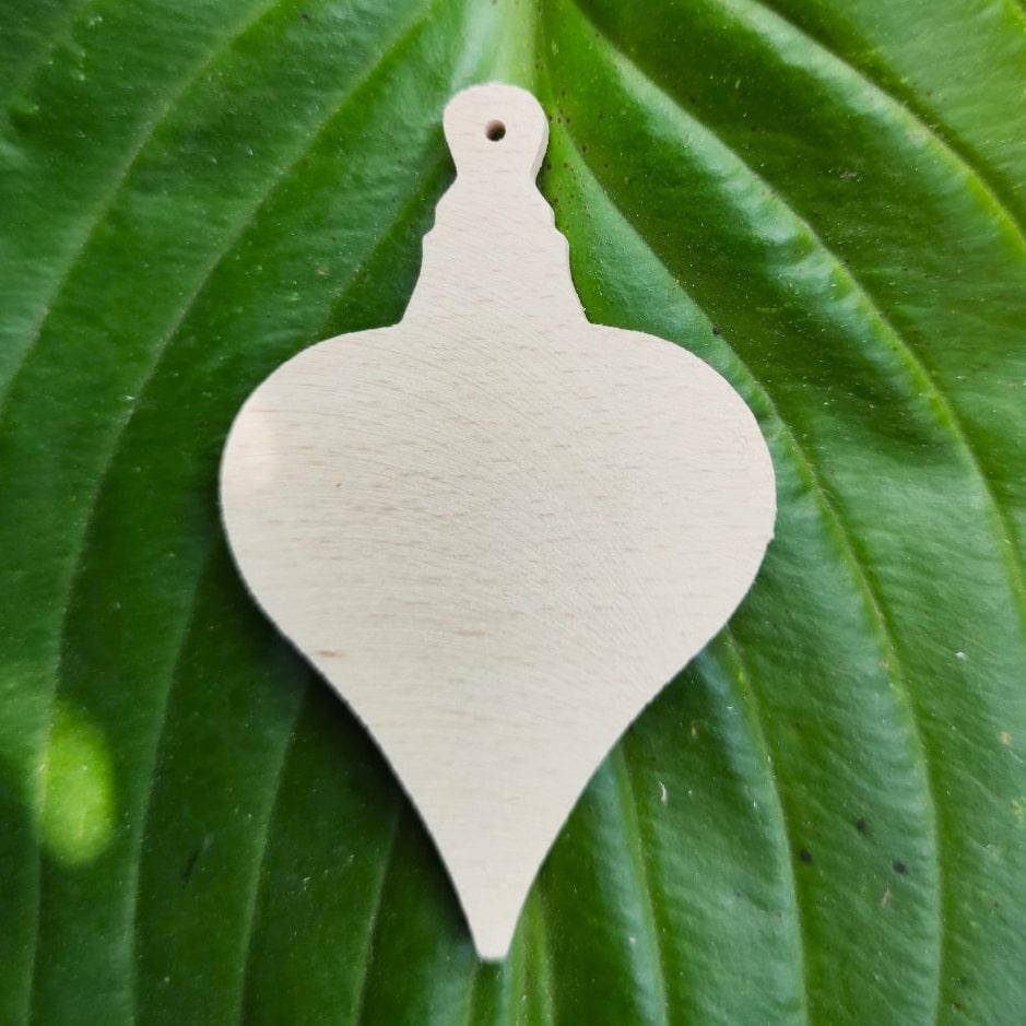 

Подвеска деревянная "Игрушка-2" на елку |заготовка для декора | под покраску | для декупажа