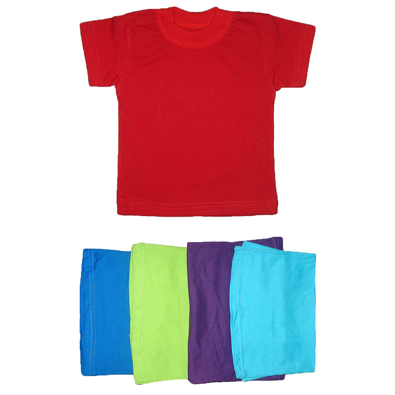 

Футболка однотонная детская 40, Разные цвета