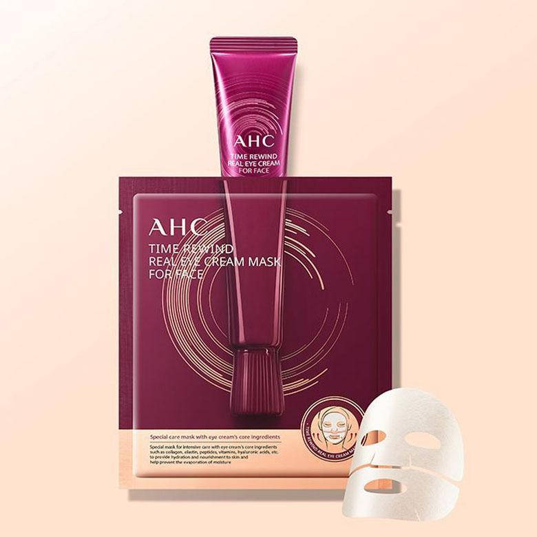 

Питательная тканевая маска AHC Time Rewind Real Eye Cream Mask For Face