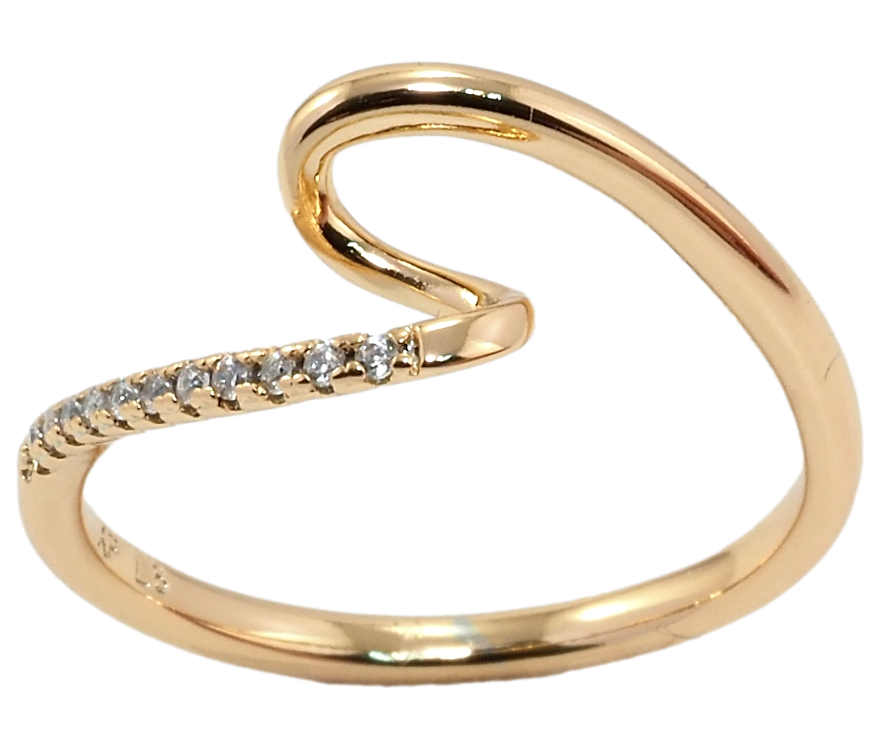 

Кольцо Xuping Позолота 18K "Завиток" р.16.5,17,18,18.5,19,19.5