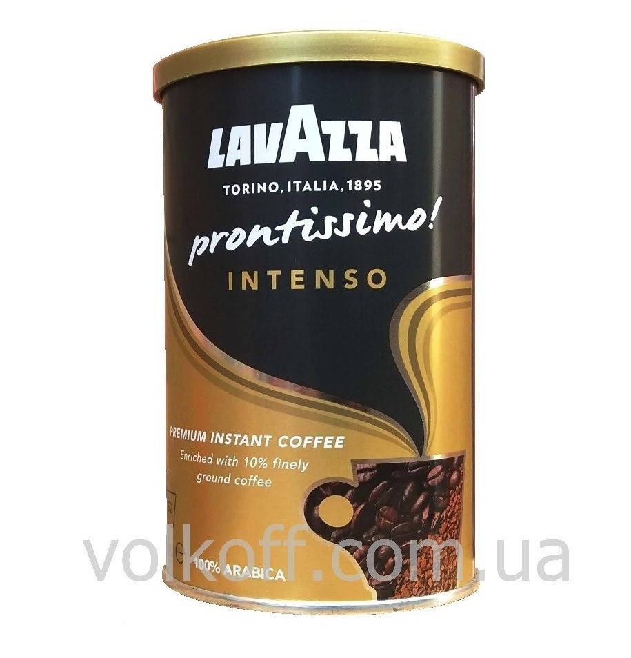 

Кофе растворимый Lavazza Prontissimo Intenso Лавацца Пронтиссимо Интенсо 95гр ж/б