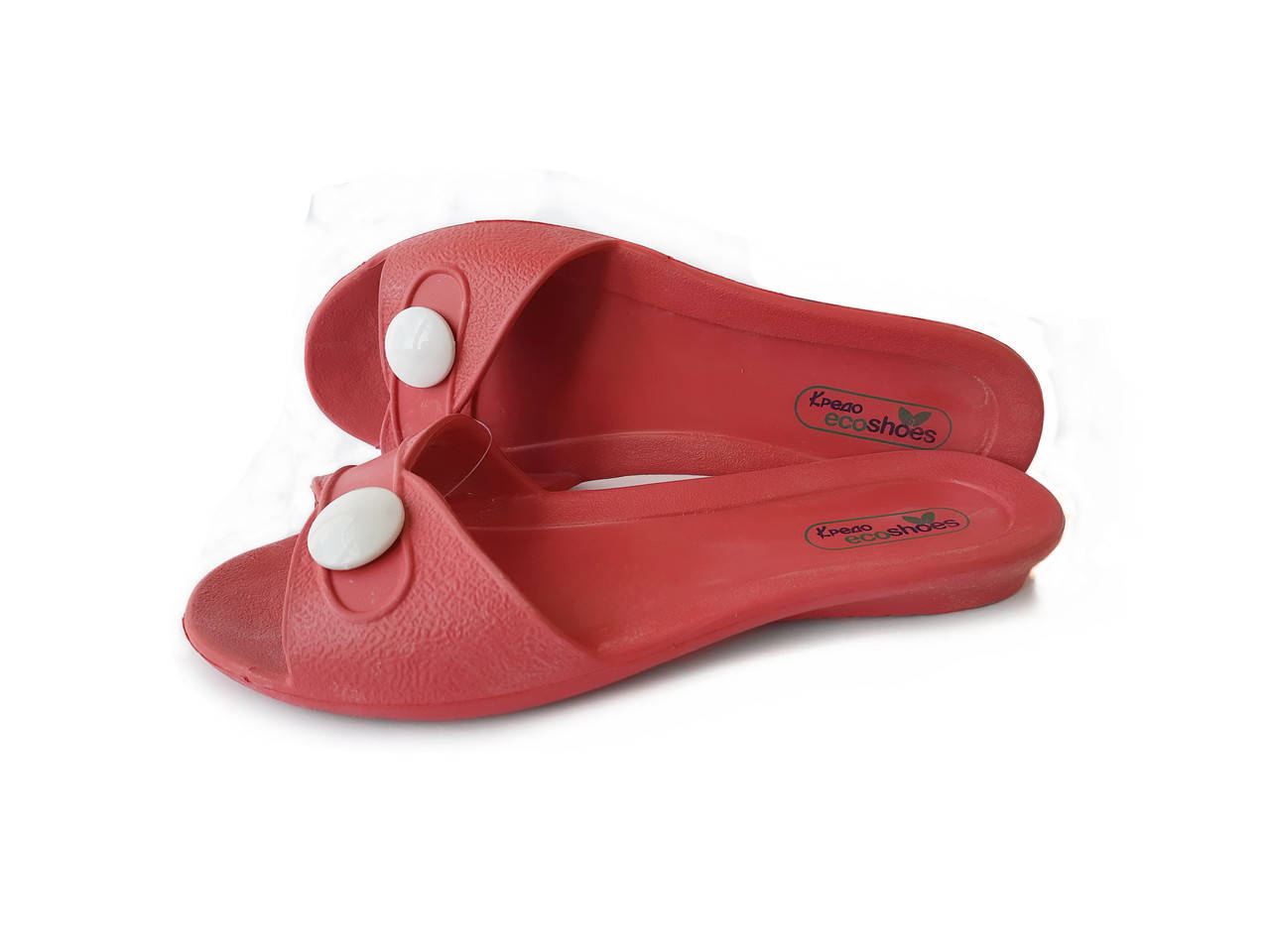 

Женские пляжные сланцы красно-розовые