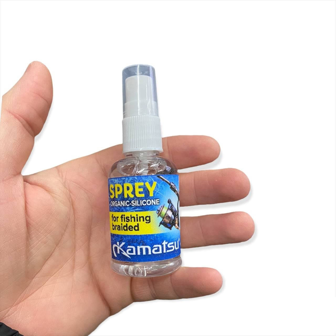 

Смазка-спрей силиконовая для плетеных шнуров Kamatsu