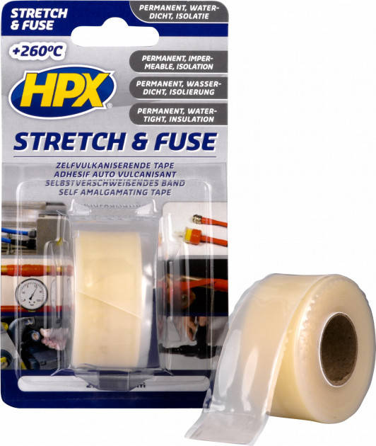 

Лента вулканизирующая силиконовая прозрачная HPX 25мм х 3м (art. SI2503)