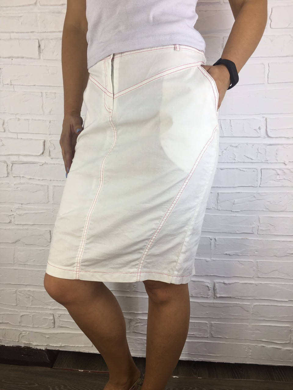 

Юбка женская белая, Белый