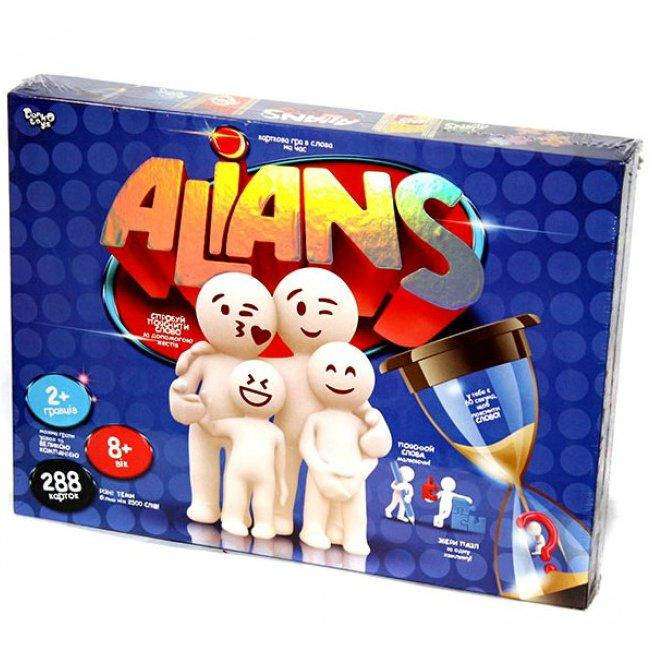 

Игра ALIANS (Альянс, Пойми меня, Alias) на украинском Danko Toys.