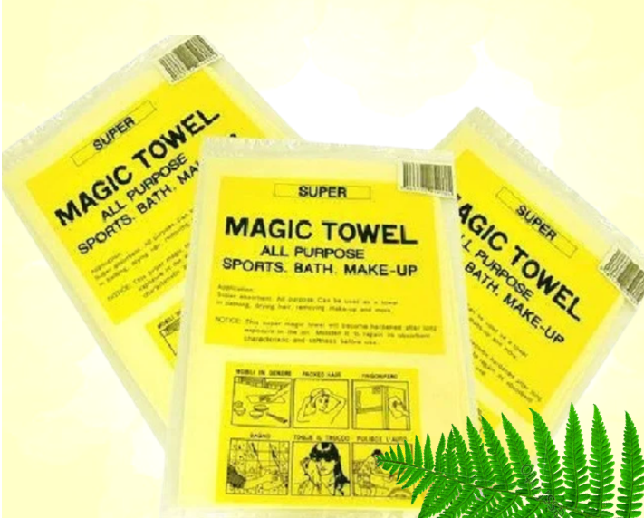 

Чудо -салфетка влаговпитывающая 4шт\уп. Magic towel, "магическая салфетка", 15*20см