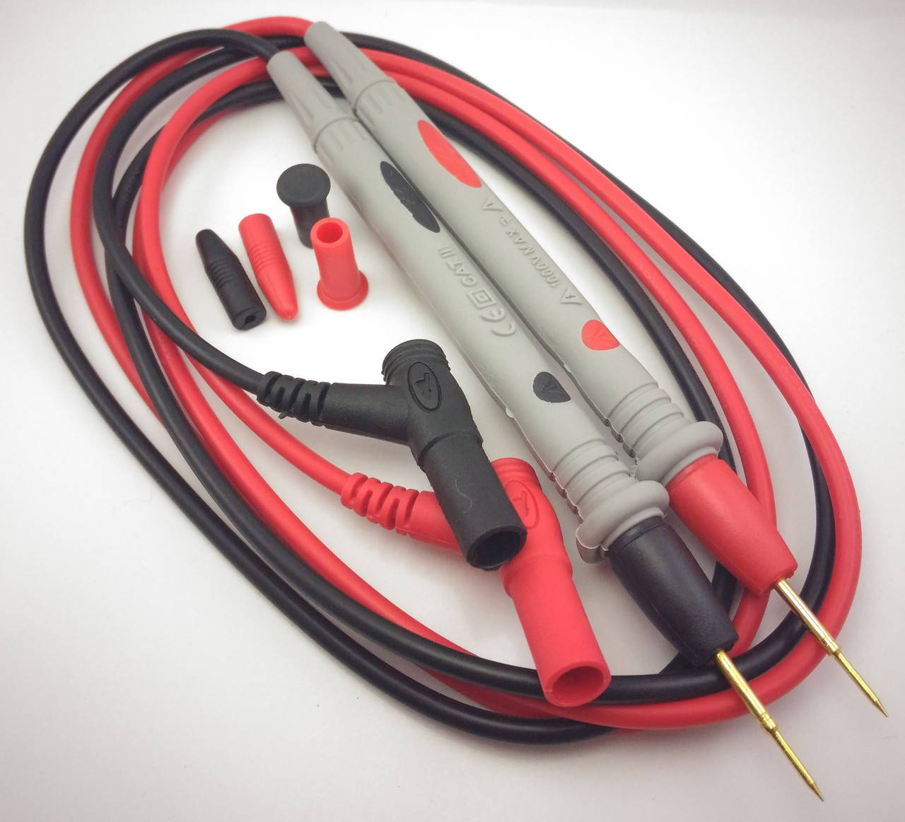 

Щупы для мультиметра тонкие 0.5мм жало 20А