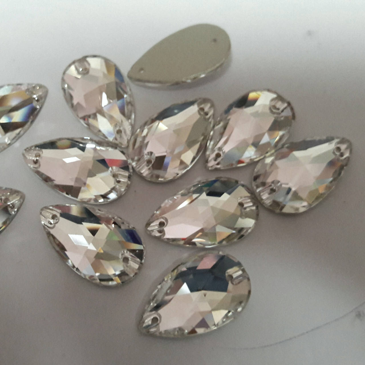 

11*18мм капля Premium стекло crystal 1шт