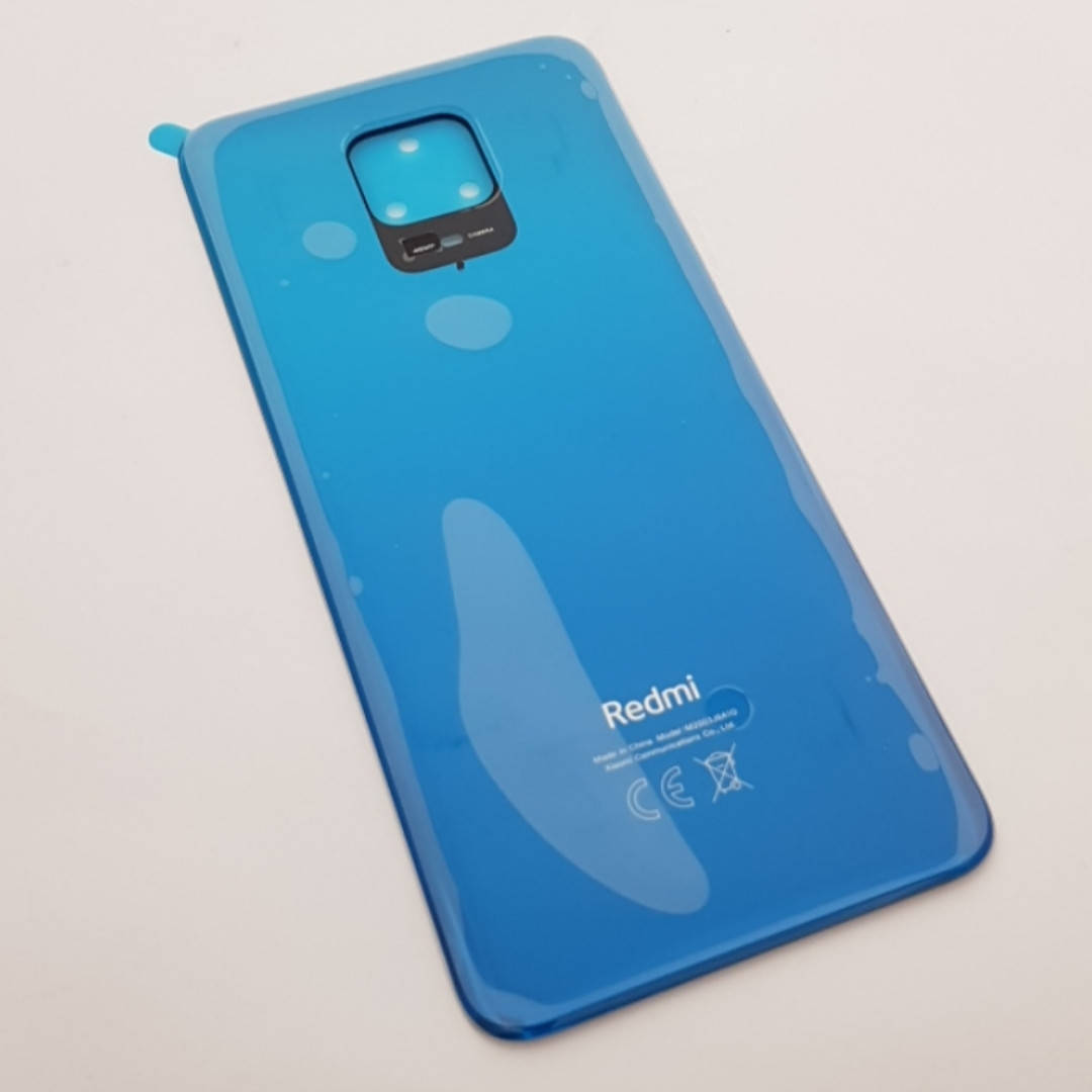 

Крышка Xiaomi Redmi Note 9S синяя Сервисный оригинал новая, Синий