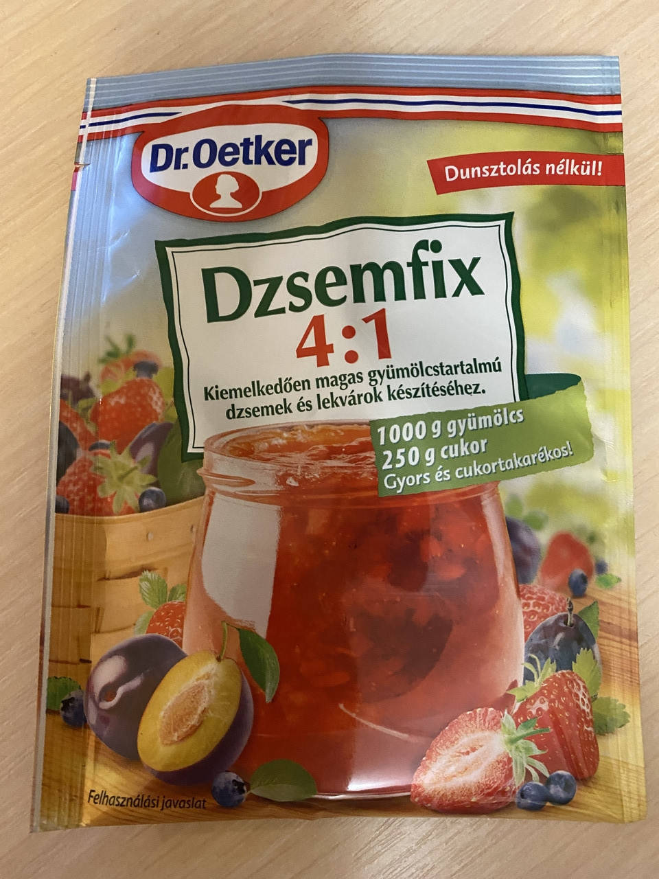 

Желфікс-Джемфикс 4:1 Dr.Oetker-Dzsemfix 4:1 Оригинал