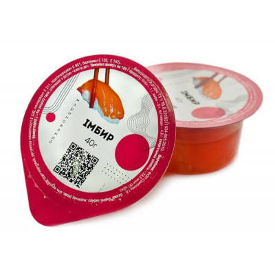 

Имбирь маринованный розовый 40г (1шт)
