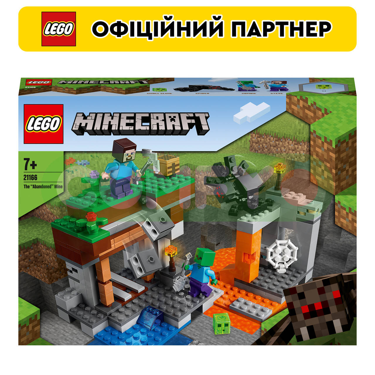 

Конструктор LEGO Minecraft Заброшенная шахта (21166), Разные цвета