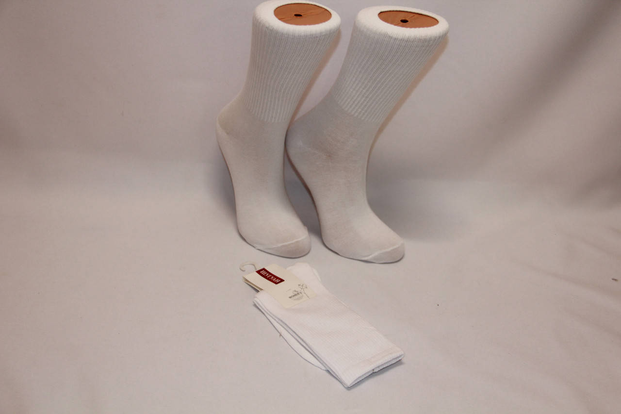 

Женские носки высокие с хлопка ШУГУАН 2858 белый 2858-21