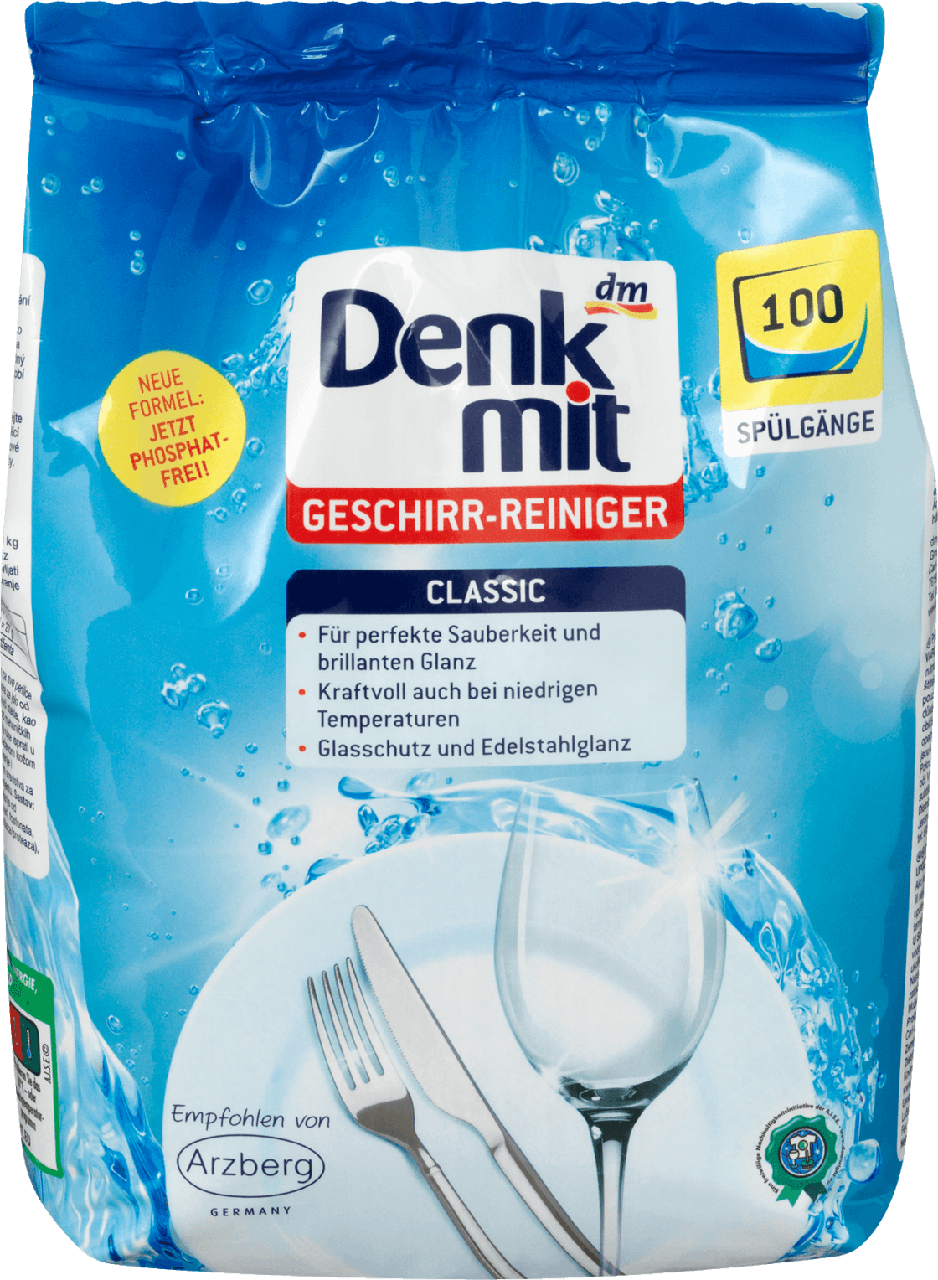 

Порошок для посудомоечных машин Denkmit, 1,8кг