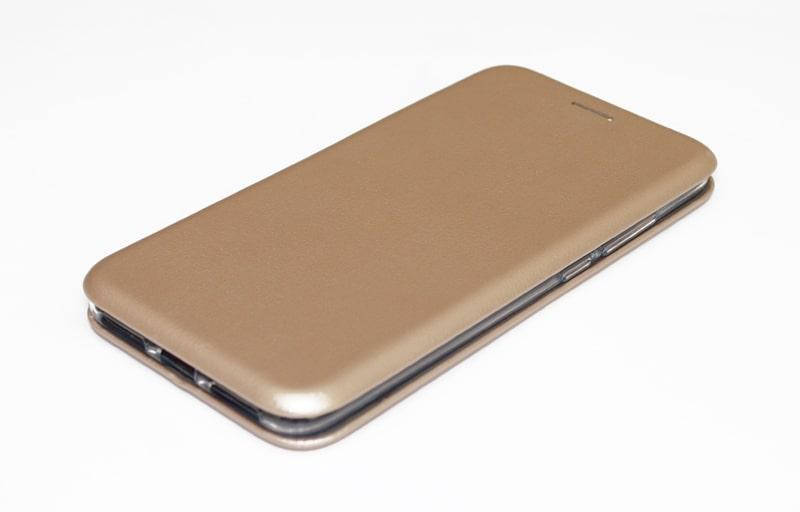 

Чехол книжка Level для Xiaomi Redmi Note 6 (Pro) Экокожа Золотой, Золотистый