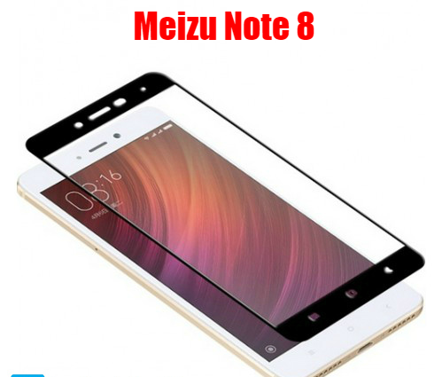 

3D Защитное стекло с рамкой (черное) для Meizu (Мейзу) Note8 на весь экран, Черный