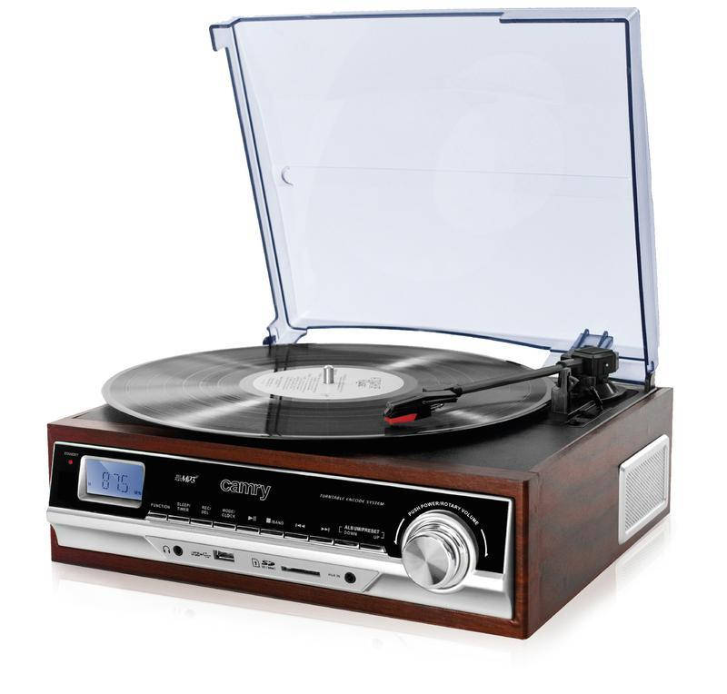 

Проигрыватель виниловых дисков CAMRY CR 1168 Bluetooth / MP3 / USB / SD