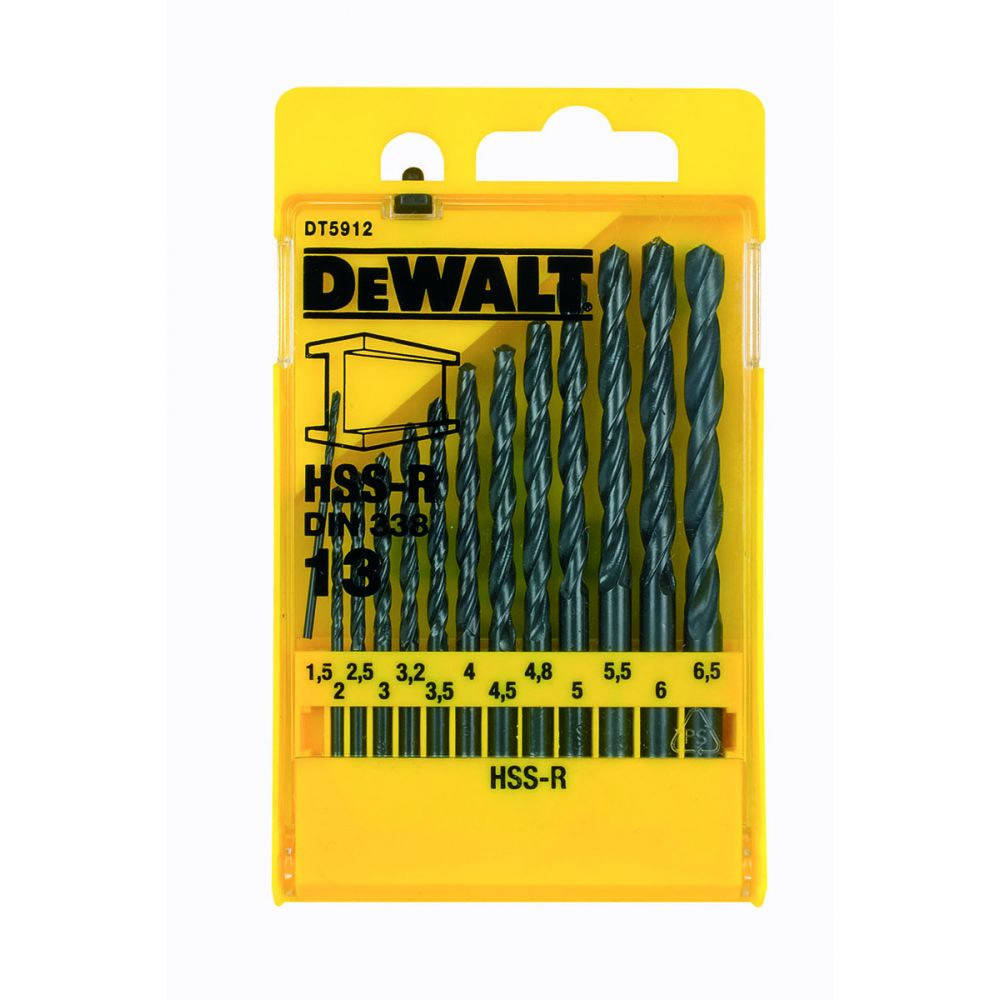 

Набор сверл по металлу HSS-R DeWALT DT5912