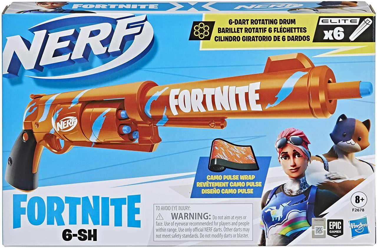 

Бластер Нерф Фортнайт NERF Fortnite 6-SH Dart
