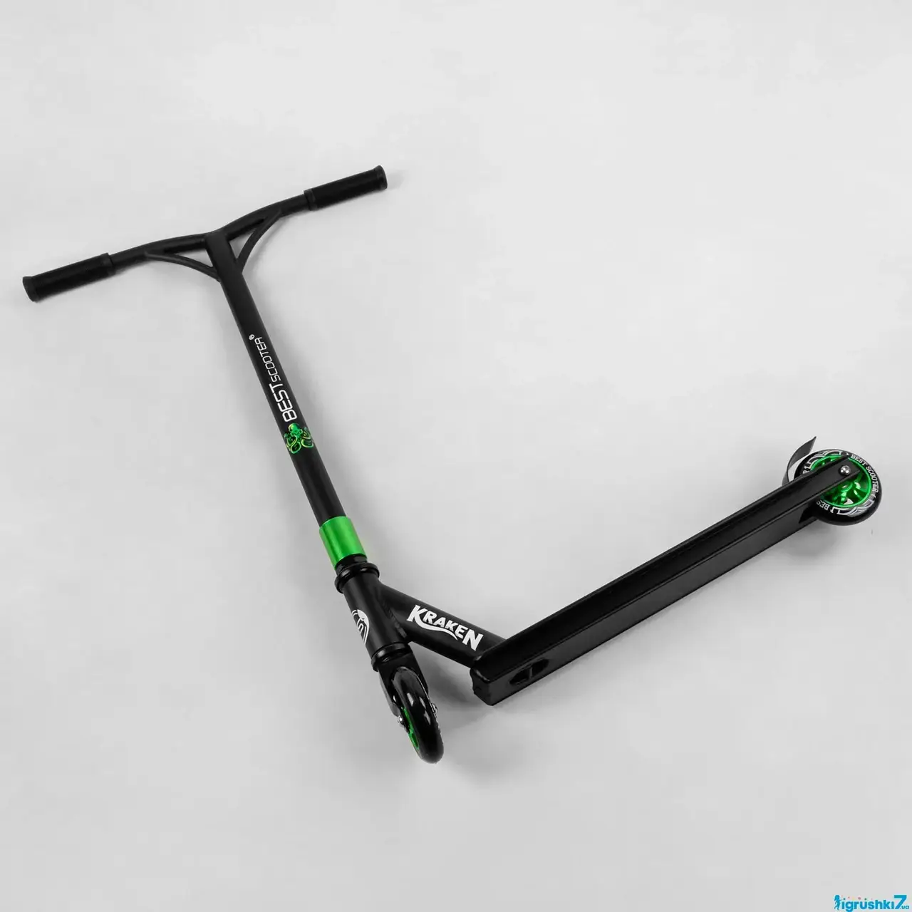 

Самокат трюковый Best Scooter (6) "Kraken", алюминиевый диск и дека, колёса PU, d=10см