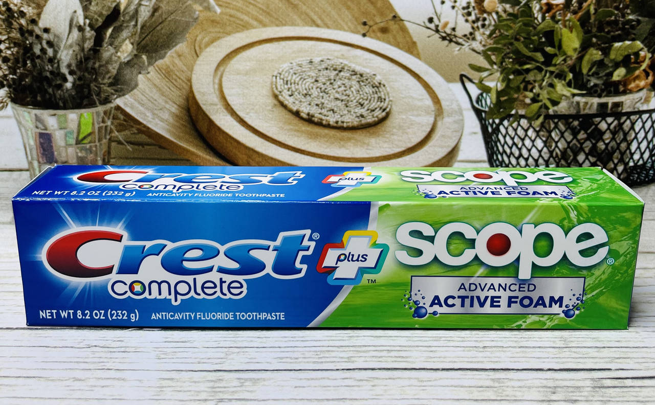 

Освежающая зубная паста Crest Scope Advanced Active Foam