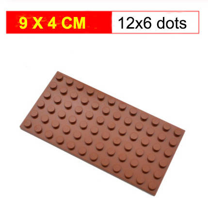 

Базова пластина для ЛЕГО, LEGO поле 9х4 см (коричневый)