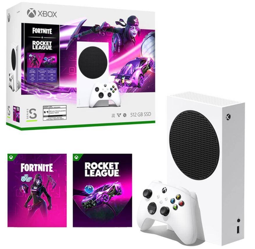 

Microsoft Xbox Series S 512 GB + Fortnite + Rocket League Bundle (RRS-00034)