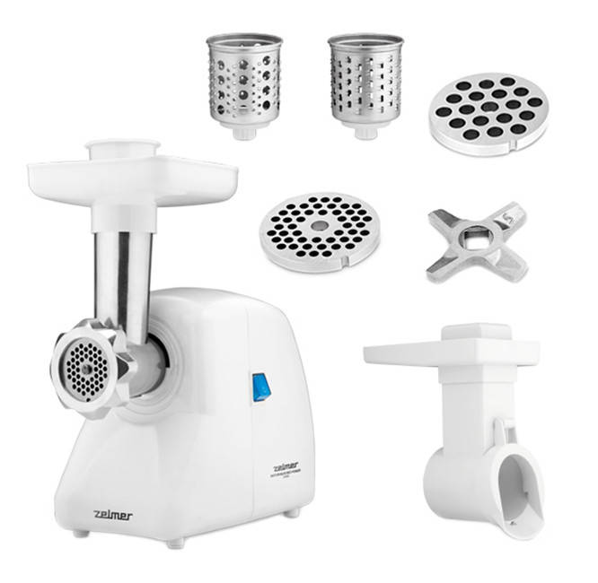 

Мясорубка Zelmer ZMM2853B 1300 Вт Белый