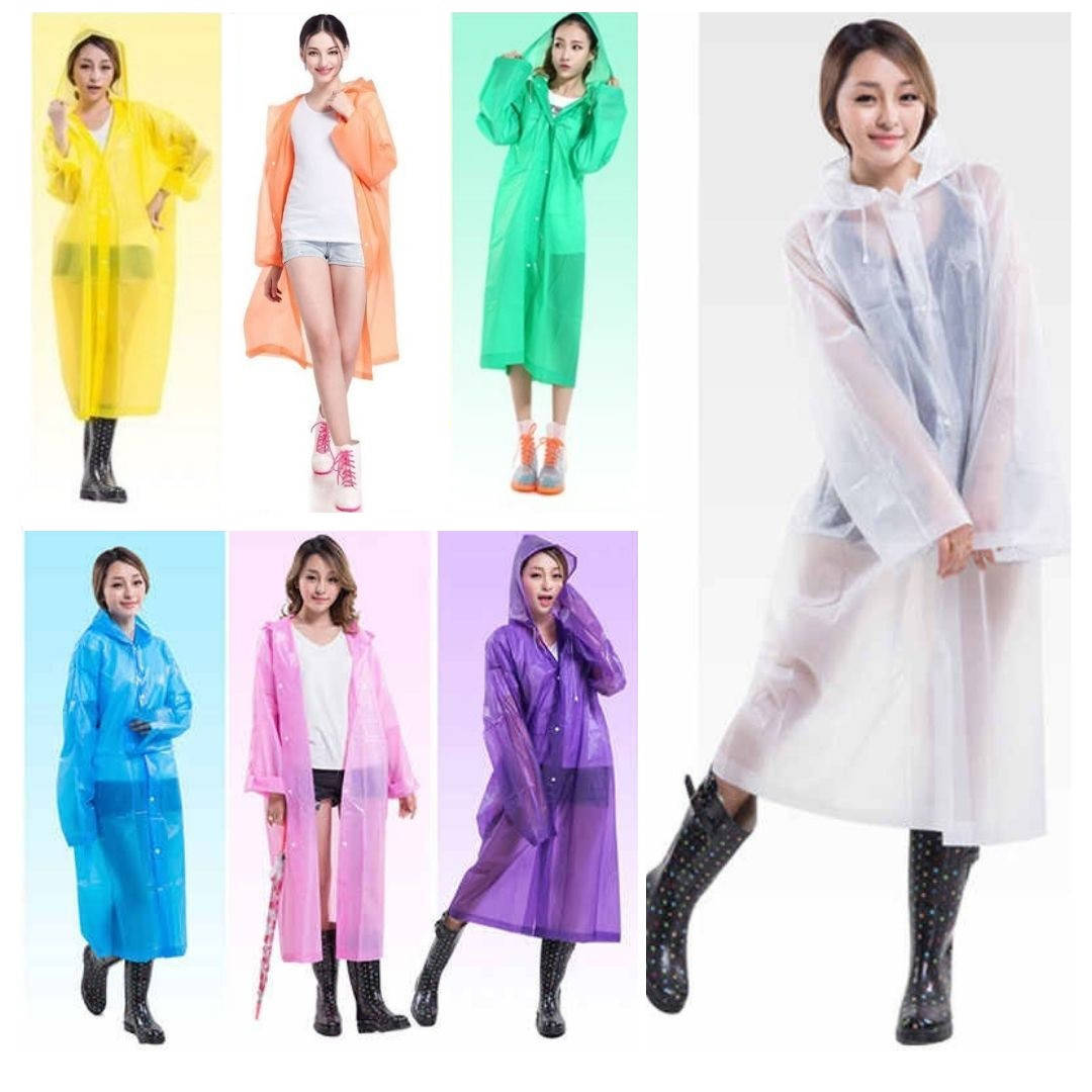 

Плащ-дождевик Adult Raincoat  виниловый многоразовый