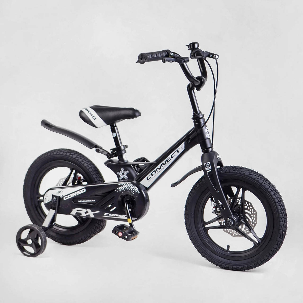 

Велосипед 14" дюймов 2-х колёсный "CORSO Connect" MG-14575 черный 113871