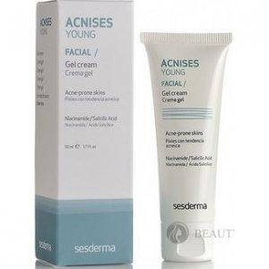 

Крем-гель для молодой проблемной кожи SesDerma Laboratories Acnises Young Gel Cream 50 мл