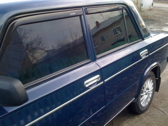 

Дефлекторы окон ВАЗ 2101, 2103, 2105, 2106, 2107 (скотч). Ветровики на ваз AV-Tuning