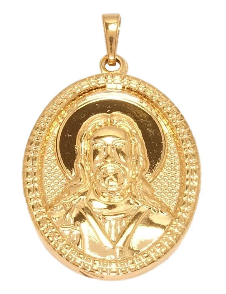 

Кулон Xuping Позолота 18K "Овальная Ладанка Иисус Xupingистос"
