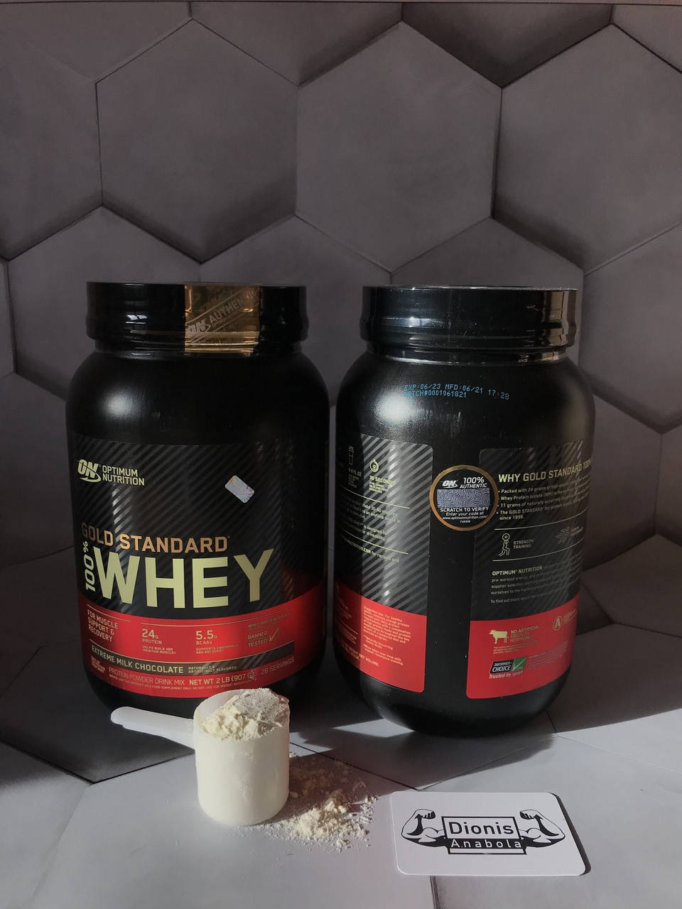 

Whey gold standard 0.908 (Extreme Milk Chocolate)