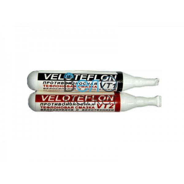 

Смазка узлов и цепи Veloteflon (набор VT1 и VT2):втулки, рулевая, педали,кареткиа, цепь